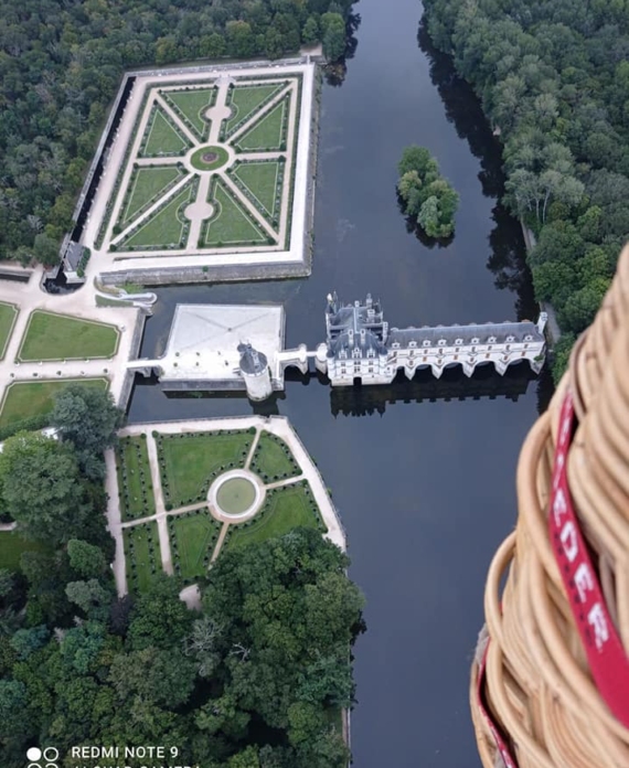 Chenonceau Au gré des vents montgolfière