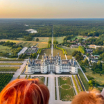Château de Chambord en montgolfière