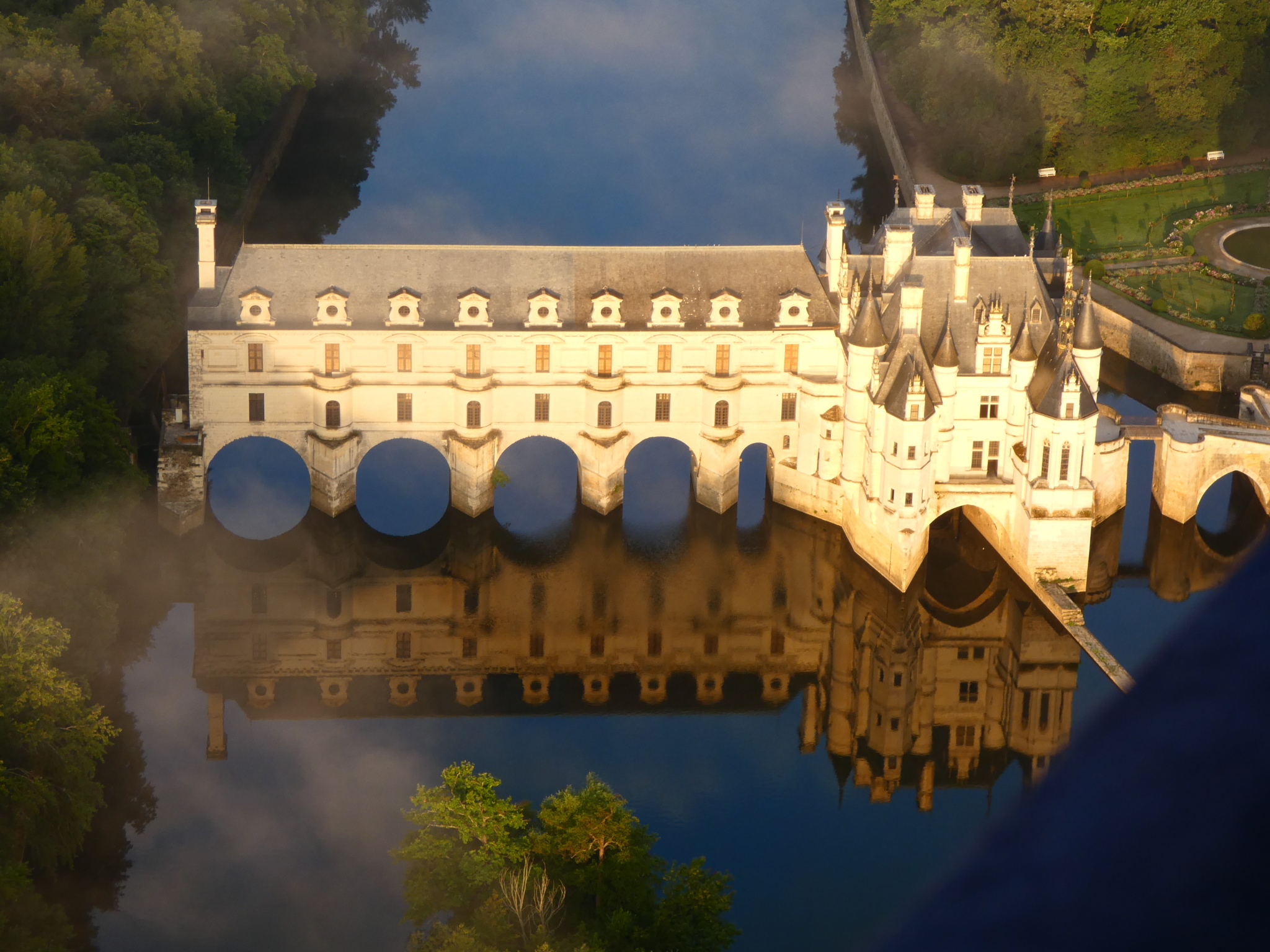 Chenonceau montgolfière Au gré des vents