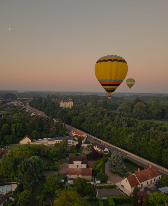 lever de soleil envol Cheverny
